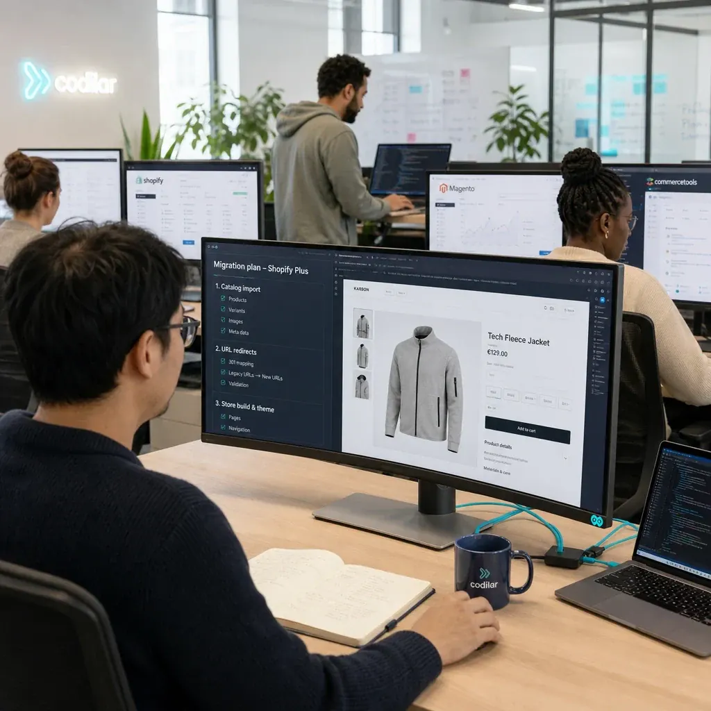 Une migration Shopify Plus cadrée, livrée, sans rupture