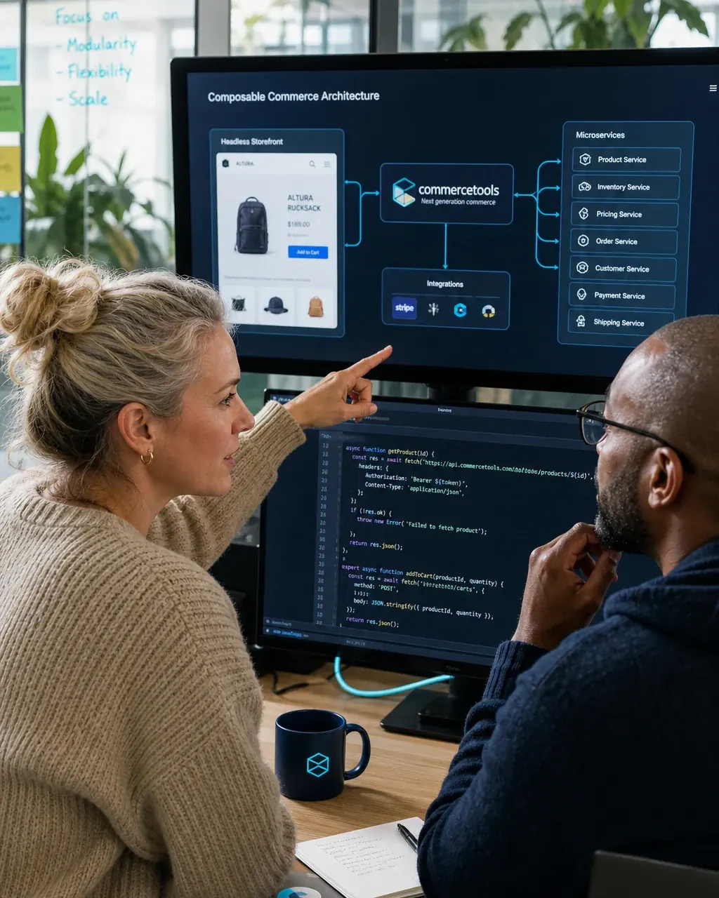 Architecture composable commercetools